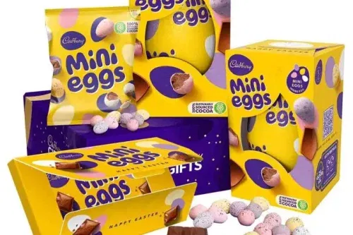 4XCADBURY MINI EGGS CHOCOLATE COLLECTION GIFT BOX-AUTO WIN