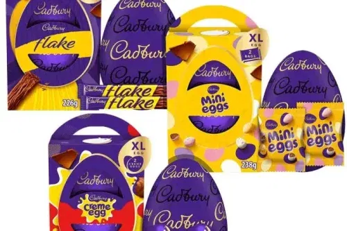 CADBURY CHOCOLATE EASTER EGGS XL (BUNDLE OF 3)-AUTO WIN