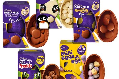 2XCADBURY MEDIUM EASTER EGGS (BUNDLE OF 5)-AUTO WIN
