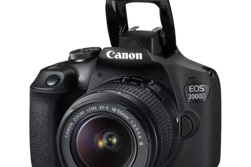 CANON EOS 2000D DSLR Camera with EF-S 18-55 mm f/3.5-5.6 III Lens-AUTO WIN 06/02