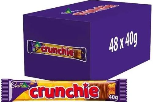 Cadbary Crunchie Chocolate Bar, 48 x 40g-AUTO WIN 16/02