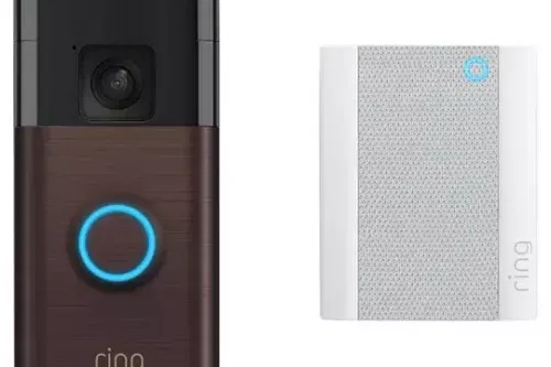 Ring Battery Video Doorbell with Chime - Venetian Bronze-AUTO WIN 02/03