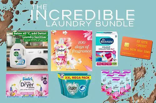 THE INCREDIBLE LAUNDRY BUNDLE -AUTO WIN 20/02