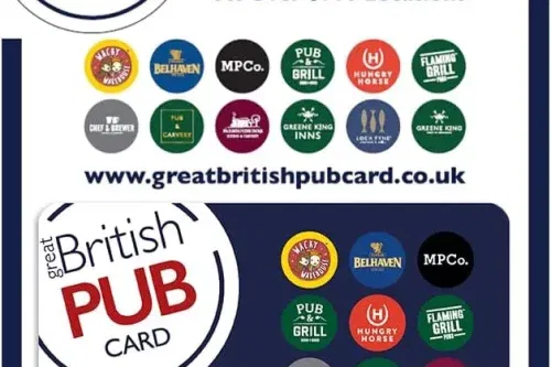 £100 GREAT BRITISH PUB CARD -AUTO WIN 05/03
