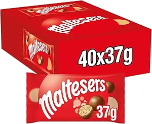 MALTESERS STANDARD BAG, 37 G – PACK OF 40 CHOCOLATE-AUTO WIN 28/02