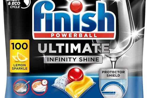 Finish Dishwasher Tablet, Ultimate Infinity Shine, 100 Tablets-AUTO WIN 28/02