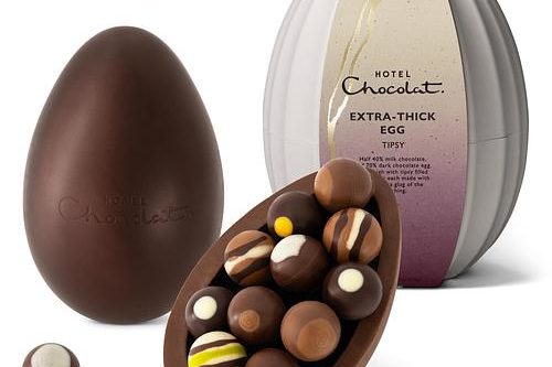 Hotel Chocolat Tipsy Truffles Extra-Thick Easter Egg-AUTO WIN 23/02