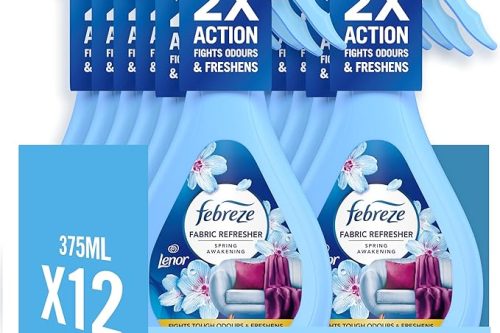 Febreze Fabric Freshener Spray Lenor Spring Awakening 12 x 385ML-AUTO WIN 08/02
