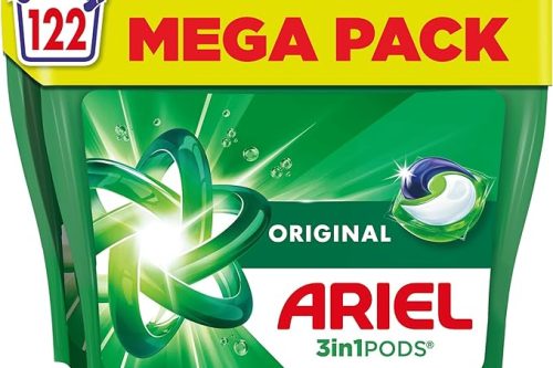 riel All-in-1 PODS®, Washing Liquid Laundry Detergent Capsules 122 Washes (61x2)-AUTO WIN 25/02