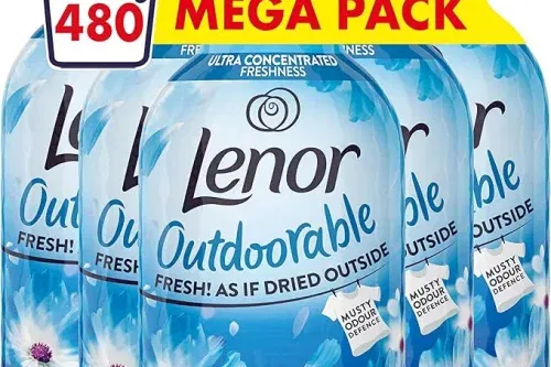 LENOR OUTDOORABLE FABRIC CONDITIONER 480 WASHES (8×60), SPRING AWAKENING – ULTRA CONCENTRATED FRESHNESS-AUTO WIN 26/02