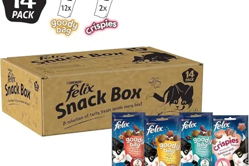 FELIX MIXED SNACK BOX CAT TREATS 810G-AUTO WIN 22/02