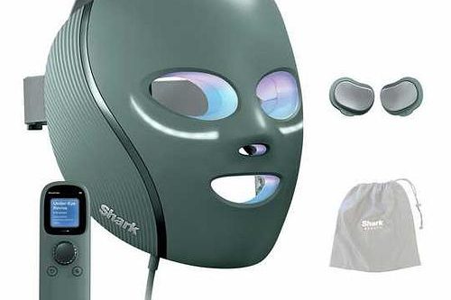 Shark CryoGlow Under-Eye Cooling LED Face Mask Frosted Sage-AUTO WIN 27/02