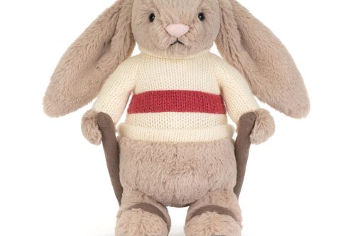 JELLYCAT Bashful Bunny Gold Medal Ski Outfit-AUTO WIN 09/02