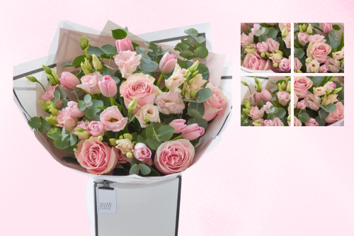 Beautifully Simple Pink Tulip Bouquet-AUTO WIN 02/03