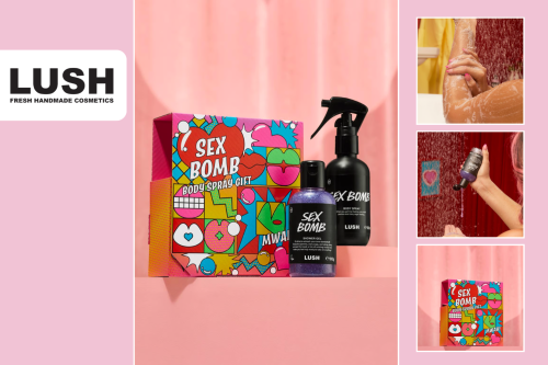 LUSH-LIMITED EDITION Sex Bomb GIFT SET-AUTO WIN 05/02