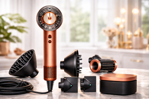 Dyson Supersonic Nural Straight+Wavy Hair Dryer with Presentation Case, Amber Silk-AUTO WIN 13/02