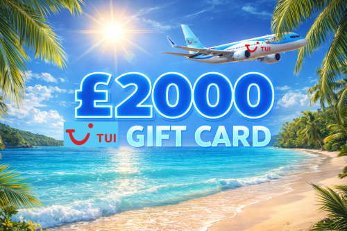 £2000 TUI GIFT CARD-15/02