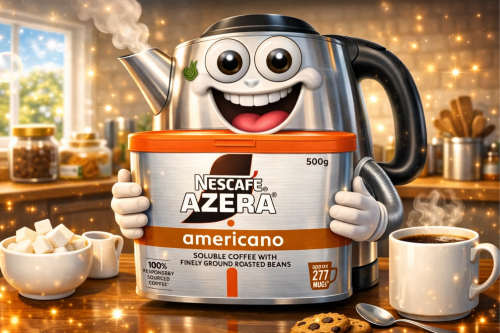 AZERA BARISTA INSPIRED AMERICANO FINE INSTANT COFFEE GRANULES, 500G (1 TIN X 500G, AZERA)-AUTO WIN 20/02