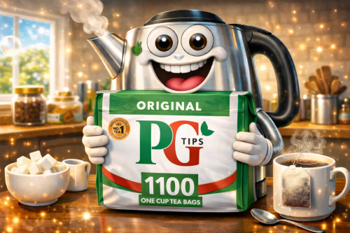 PG TIPS COMPATIBLE ONE CUP EVERYDAY TEA BAGS PACK OF 1100-AUTO WIN 21/02