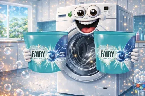 FAIRY NON BIO PODS WASHING LIQUID LAUNDRY CAPSULES, FAIRY PODS, 120 WASHES, PLATINUM WITH EXTRA STAIN REMOVAL FOR SENSITIVE SKIN AUTO-WIN 24/02