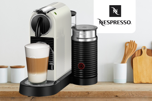NESPRESSO Original CitiZ&Milk White Coffee Machine-AUTO WIN 04/03