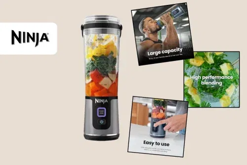 NINJA BLAST CORDLESS FOOD BLENDER, BLACK-AUTO WIN 11/02