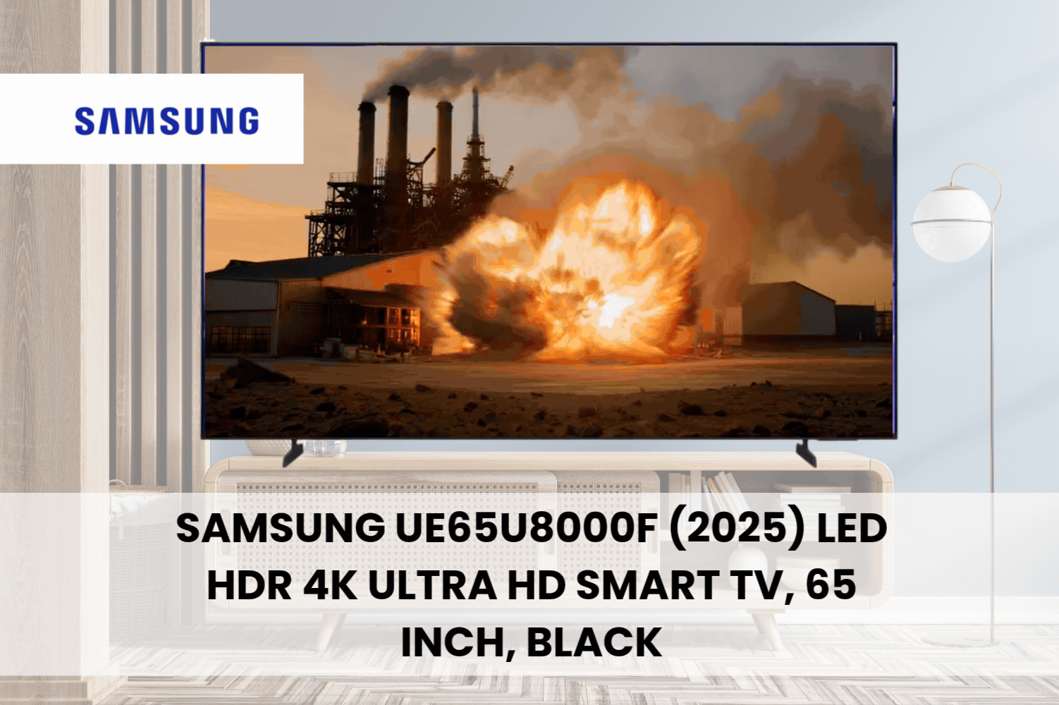 Samsung UE65U8000F (2025) LED HDR 4K Ultra HD Smart TV, 65 inch, Black- 30/03-AUTO WIN