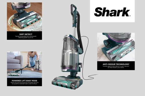 Shark AZ3900UKT PowerDetect Powered Lift-Away Upright Pet Vacuum Cleaner, Dark Teal-AUTO WIN 13/05