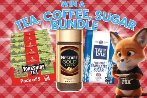 TEA, COFFEE, SUGAR BUNDLE-AUTO WIN 21/02