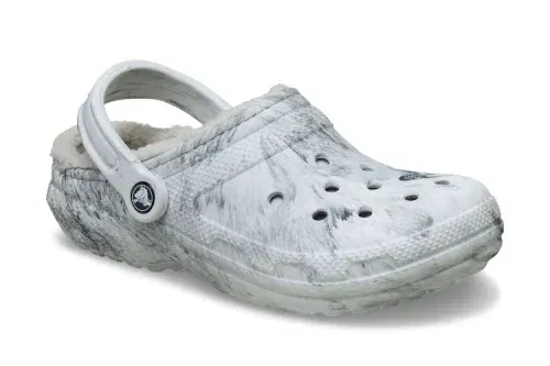 Crocs Grey Adult Classic Lined Clogs-AUTO WIN 16/02