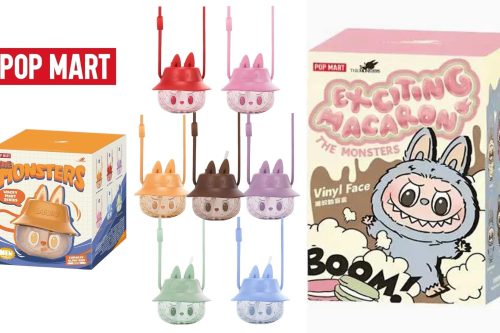 POP MART LABUBU THE MONSTERS EXCITING MACARONS (MYSTERY BOX OF 1) Plus THE MONSTERS WACKY MART SERIES-TUMBLER BLIND BOX 28/02