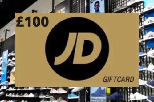 £100 JD SPORTS GIFT CARD- AUTO WIN 07/03