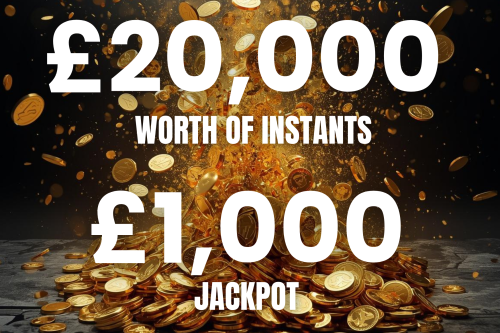 FLASH CASH- £20,000 WORTH OF INSTANT WINS - END JACKPOT £1500- AUTO WIN 09/03
