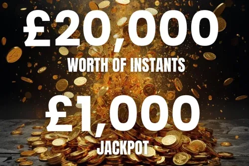 FLASH CASH- £20,000 WORTH OF INSTANT WINS – END JACKPOT £1500- AUTO WIN 22/03