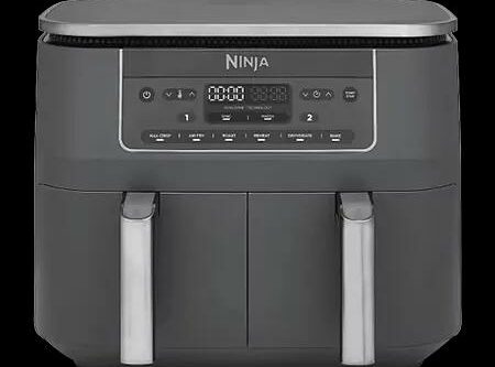 Ninja DZ300UK Dual Zone Air Fryer, 7.6L, Grey-AUTO WIN 30/03