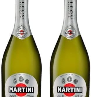 Martini Asti Spumante Sparkling Wine, 75 cl (Pack of 2)-AUTO WIN 01/03