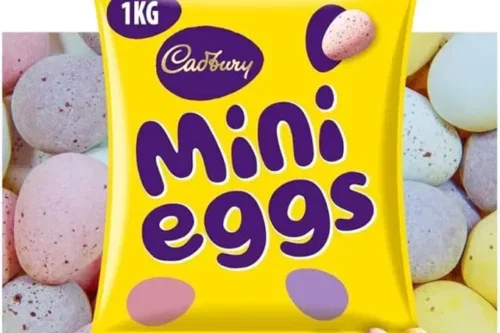 CADBURYS MINI EGGS GIANT SHARING BAG 1KG-AUTO WIN 26/03
