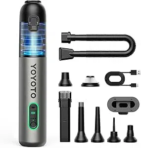 CAR VACUUM CLEANER CORDLESS POWERFUL 22000PA, 4-IN-1 MINI HANDHELD VACUUM CLEANER WITH 3 SUCTION MODES-AUTO WIN 21/03