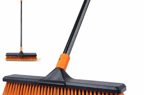 Garden Broom, Yard Brush Heavy Duty Outdoor -AUTO WIN 28/03