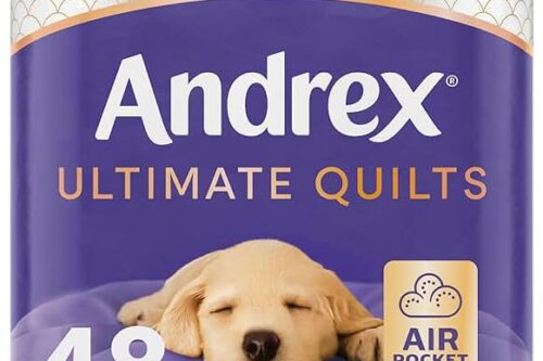 Andrex Ultimate Quilt Toilet Roll - 48 Toilet Rolls, 3-Ply, Bulk Buy, Soft-AUTO WIN 28/03
