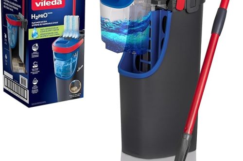 Vileda H2PrO Flat mop system - Revolutionary clean and dirty water separation-AUTO WIN 13/03