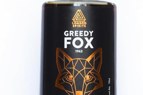 Greedy Fox Dark Rum 70cl 37.5%, Honeycomb & Caramel Flavoured Rum-AUTO WIN 09/03
