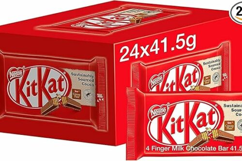 Kit Kat Chocolate Bars | 4 Fingers | 24 Packs of 41.5 g-AUTO WIN 22/03