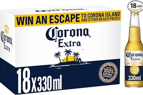 2XCorona Extra Lager Beer Bottle, 18 x 330ml-AUTO WIN 12/03