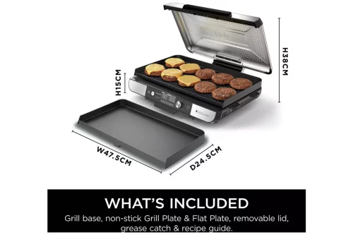 Ninja GX101UK Sizzle Pro XL Health Grill & Flat Plate-AUTO WIN 06/03