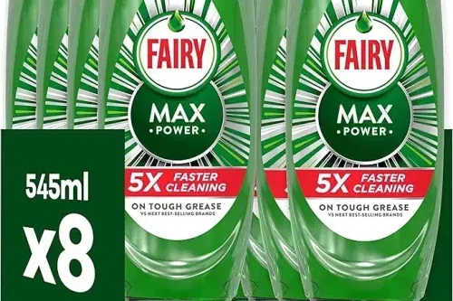 FAIRY MAX POWER WASHING UP LIQUID ORIGINAL 8 X 545ML-AUTO WIN 03/03