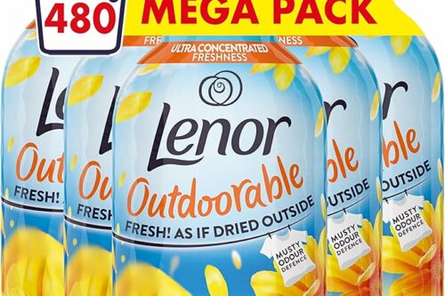 Lenor Outdoorable Fabric Conditioner 480 Washes (8x60), Summer Breeze - Ultra Concentrated Freshness AUTO-WIN 19/03