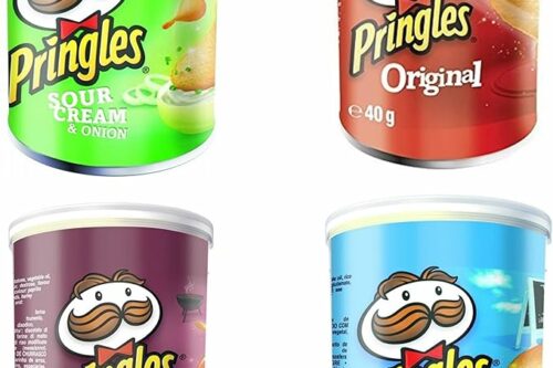 Pringles Mixed Flavours, 40 g, 4 FLAVOURS -AUTO WIN 26/03