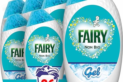 Fairy Non Bio Laundry Detergent Gel, 156 Washes (6 x 858 ml)-AUTO WIN 13/03