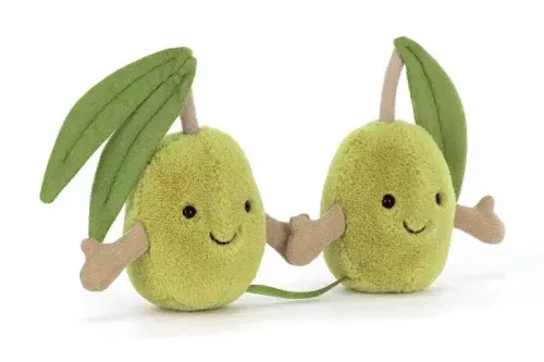 JELLYCAT AMUSEABLES PAIR OF OLIVES-AUTO WIN 10/03